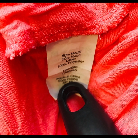 🚩J. Crew Lace Tank Top Sz S Orange - Picture 5 of 8